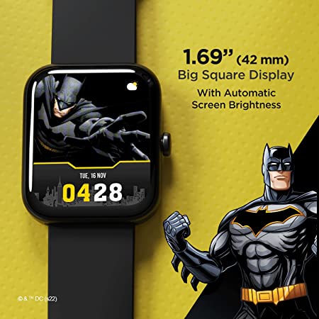 boAt Watch Xtend Batman DC Edition (Renewed)