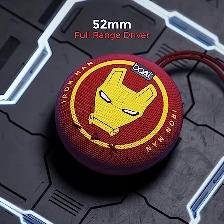 boAt Stone 190 Iron Man Marvel Edition (Renewed)