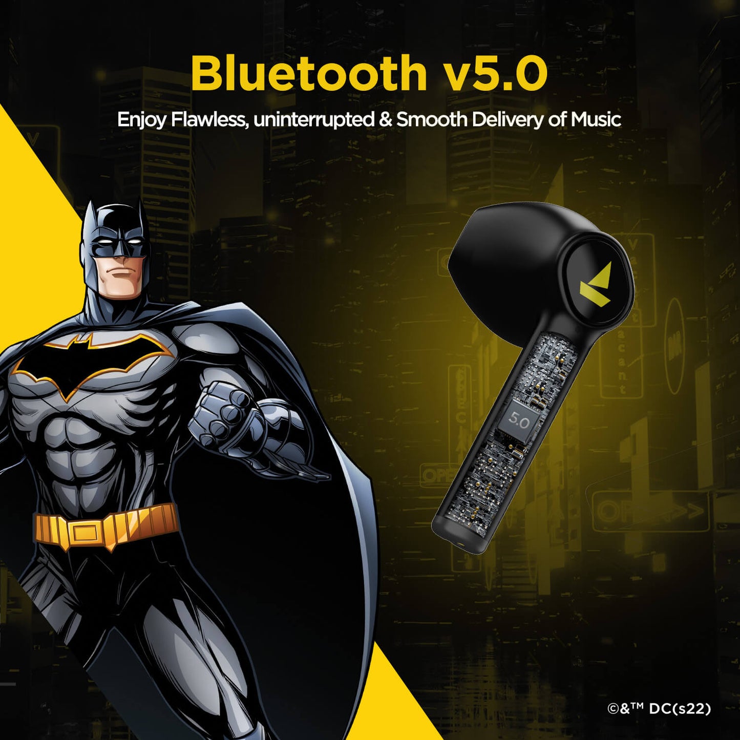 boAt Airdopes 131 Batman DC Edition  (Renewed)