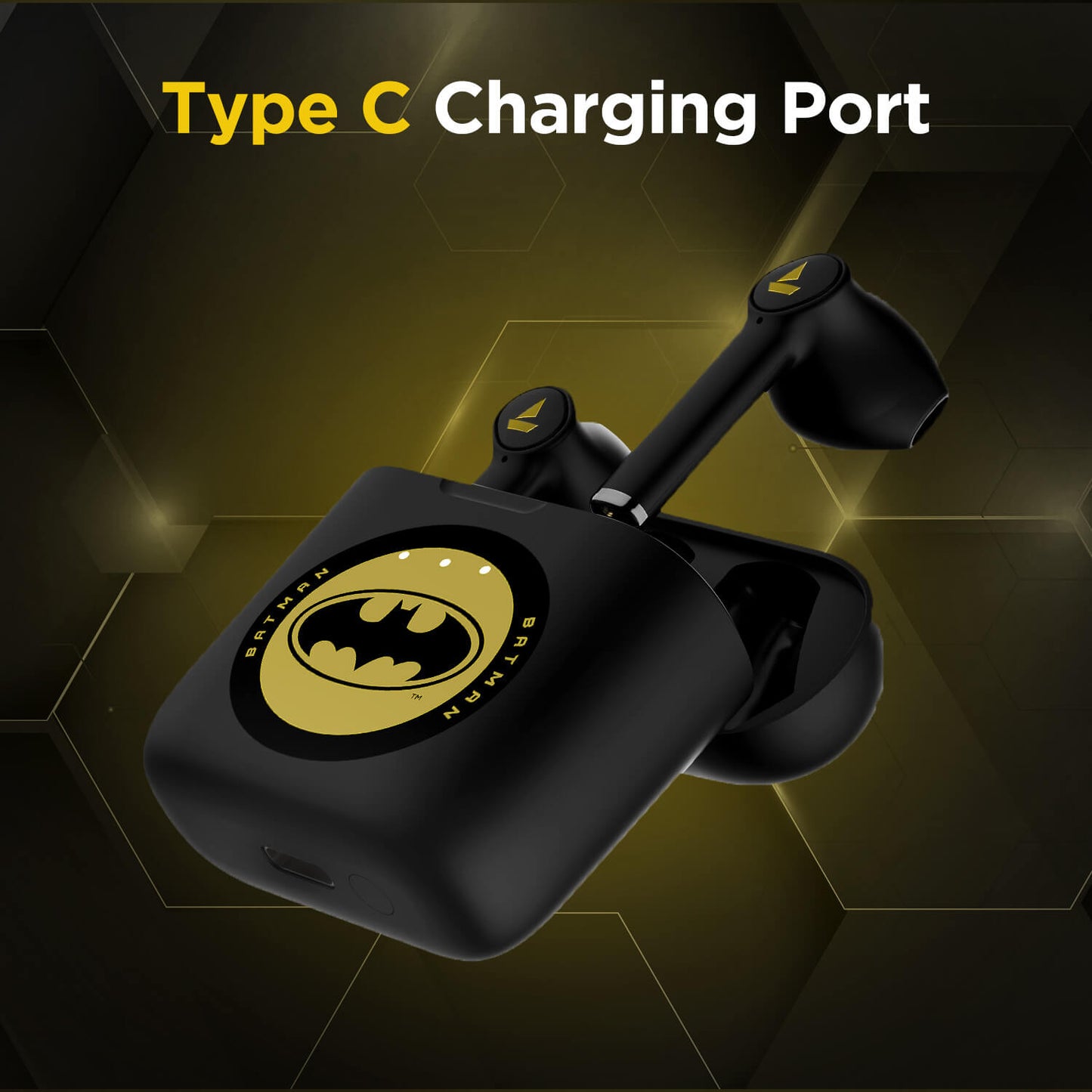 boAt Airdopes 131 Batman DC Edition  (Renewed)