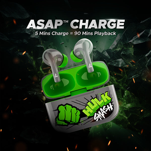 boAt Airdopes 161 Hulk Edition  (Renewed)