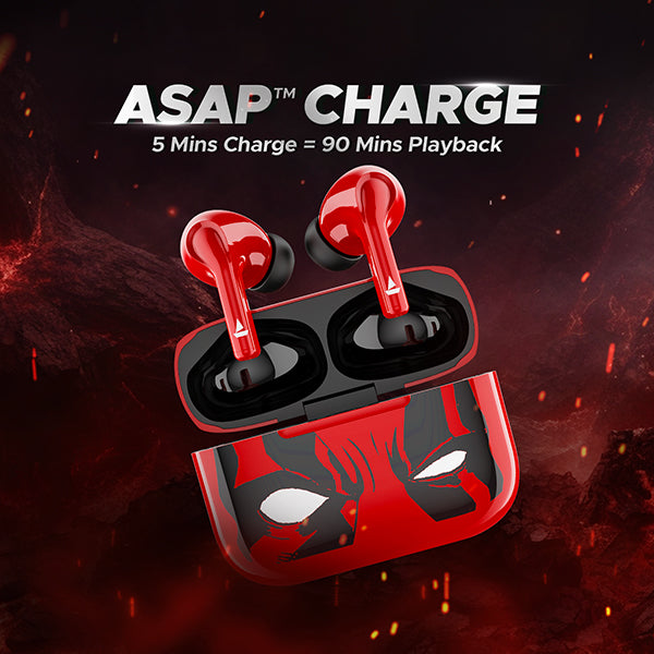 boAt Airdopes 161 Deadpool Edition  (Renewed)
