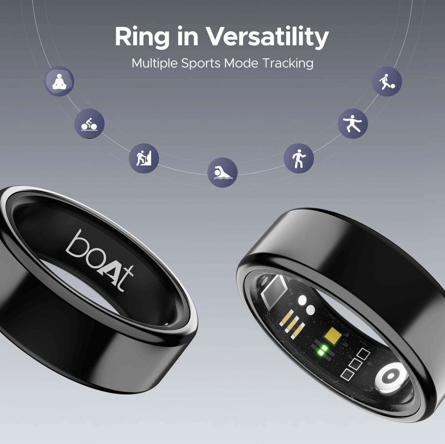 boAt Smart Ring Active (Renewed)