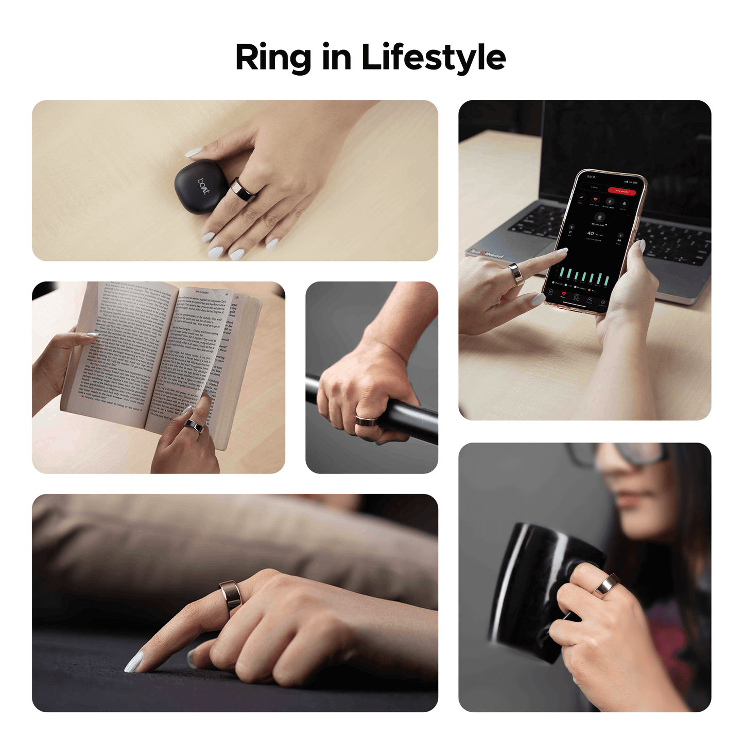 boAt Smart Ring Active (Renewed)