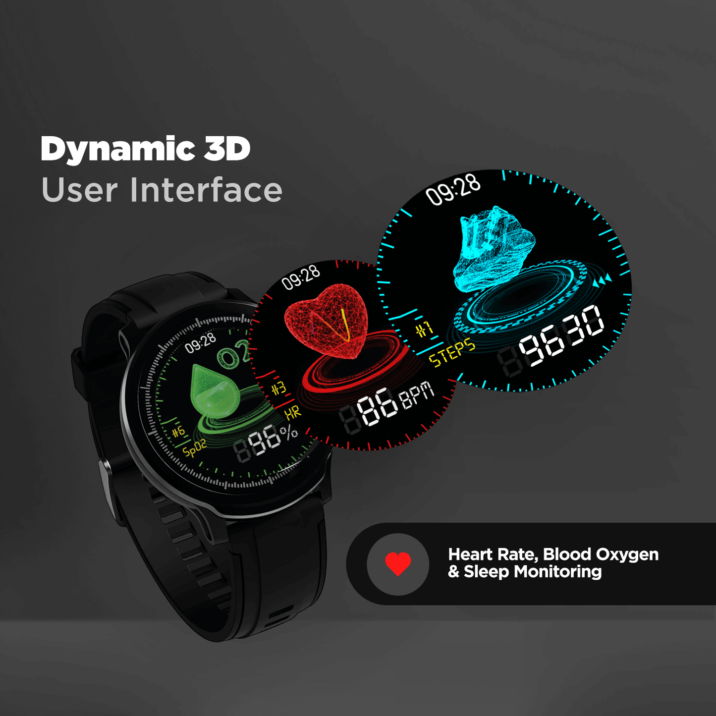 boAt Watch‌ Delta  (Renewed)