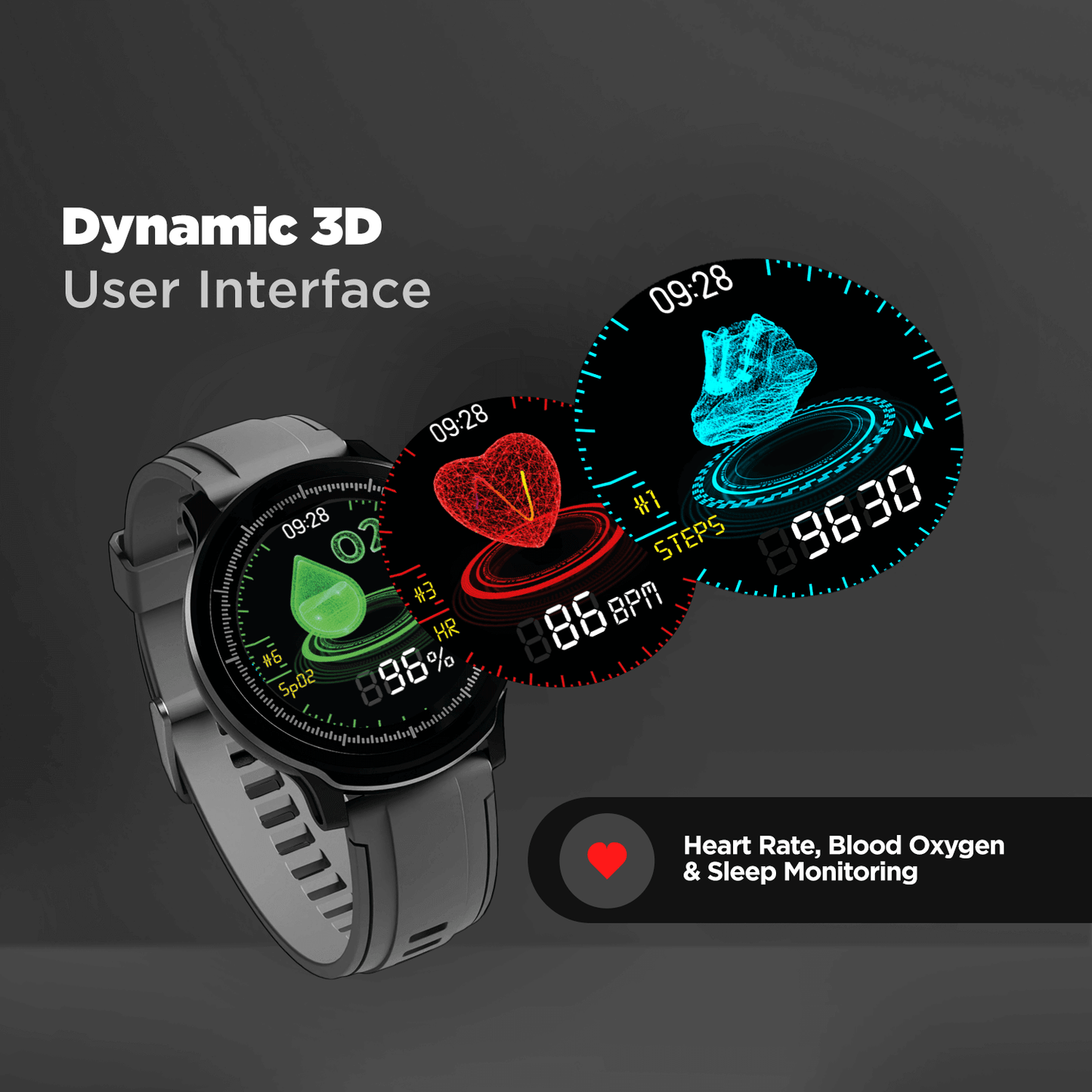 boAt Watch‌ Delta  (Renewed)