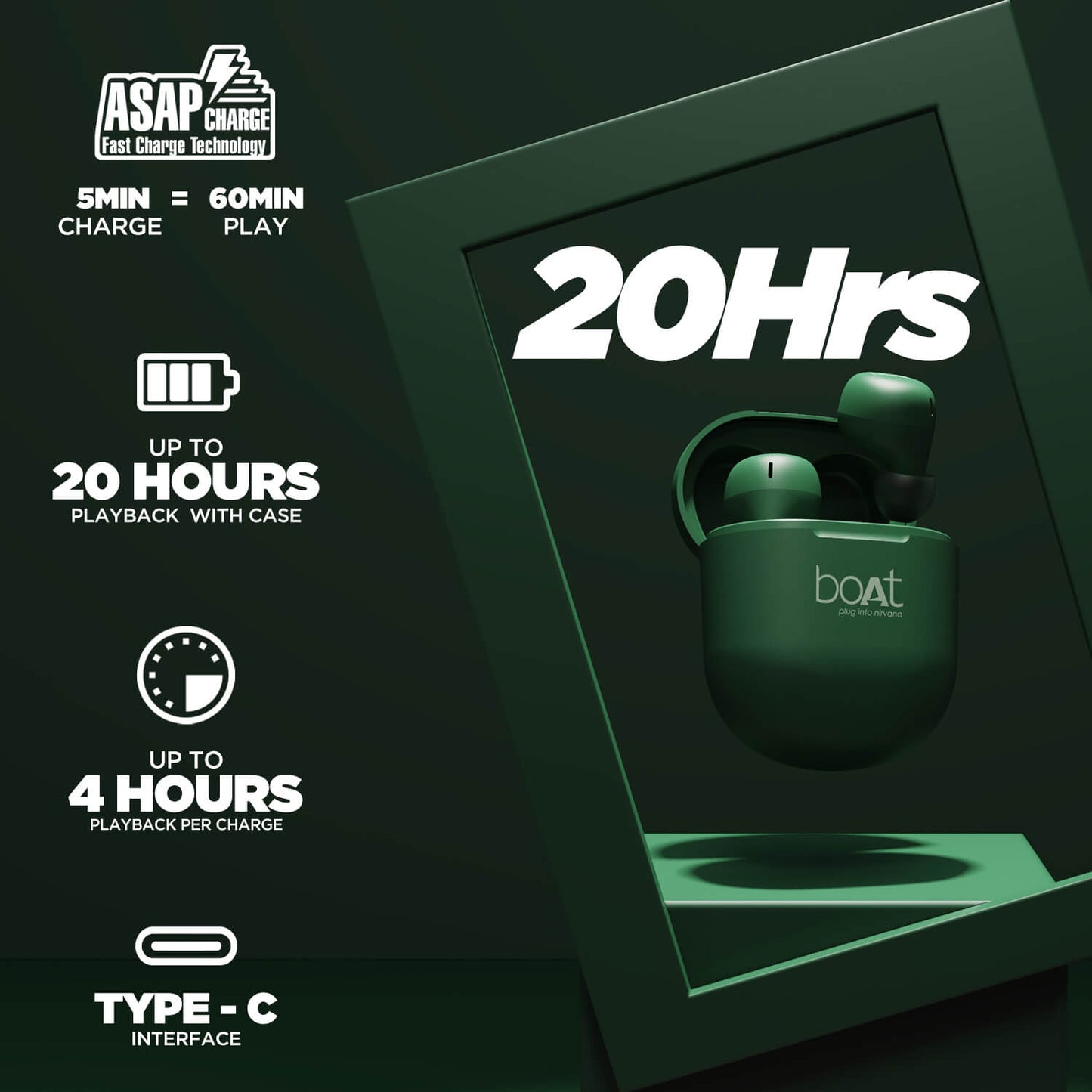boAt Airdopes 381  (Renewed)